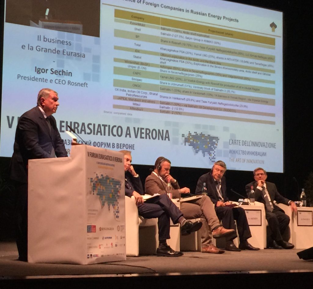 Al via in Gran Guardia il 5° forum Euroasiatico