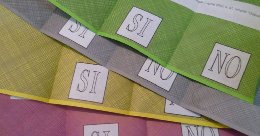 Referendum: si vota Domenica 4 dicembre dalle 7 alle 23