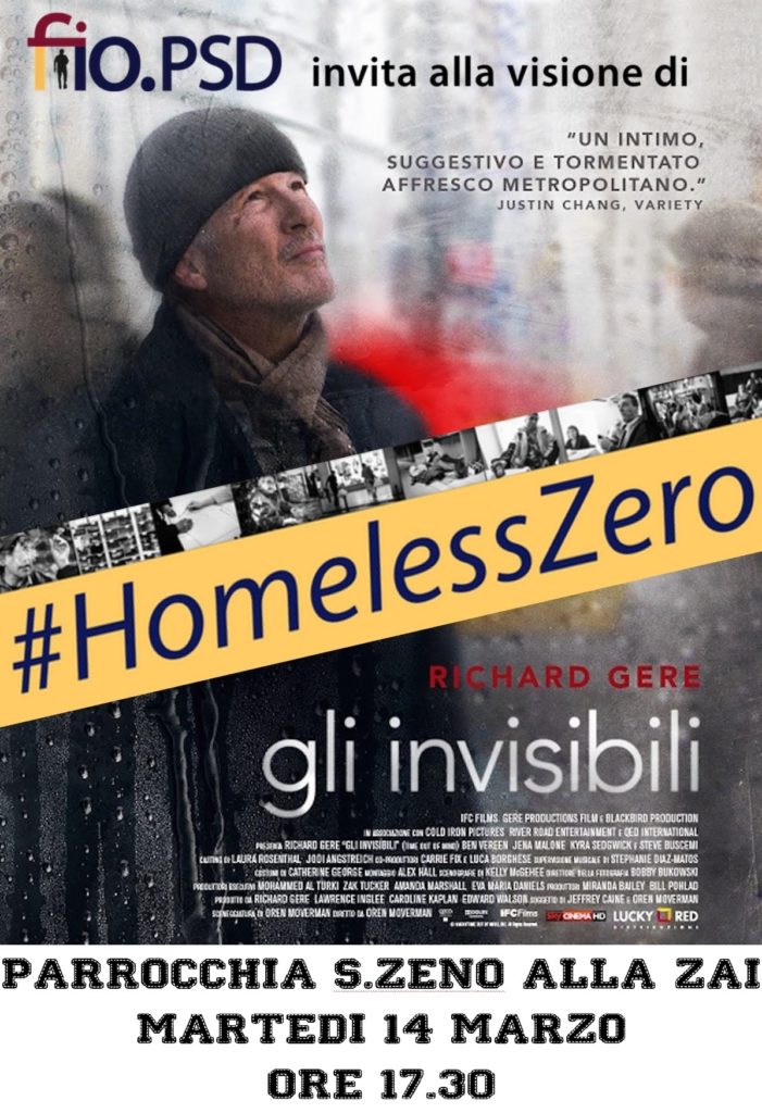 Campagna #HomelessZero: protagonista Richard Gere
