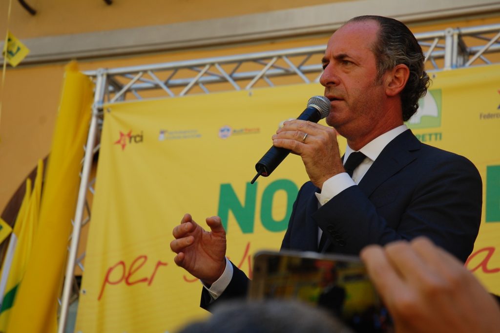 PRESIDENTE REGIONE DOMANI ALLE 10.30 A INAUGURAZIONE FIERAGRICOLA A VERONA