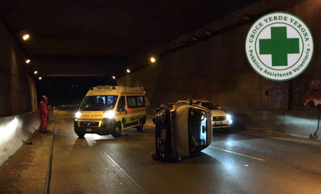 Incidente sottopasso tangenziale