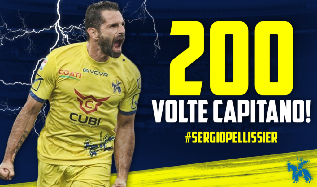 Pellissier 200 volte capitano in serie A!