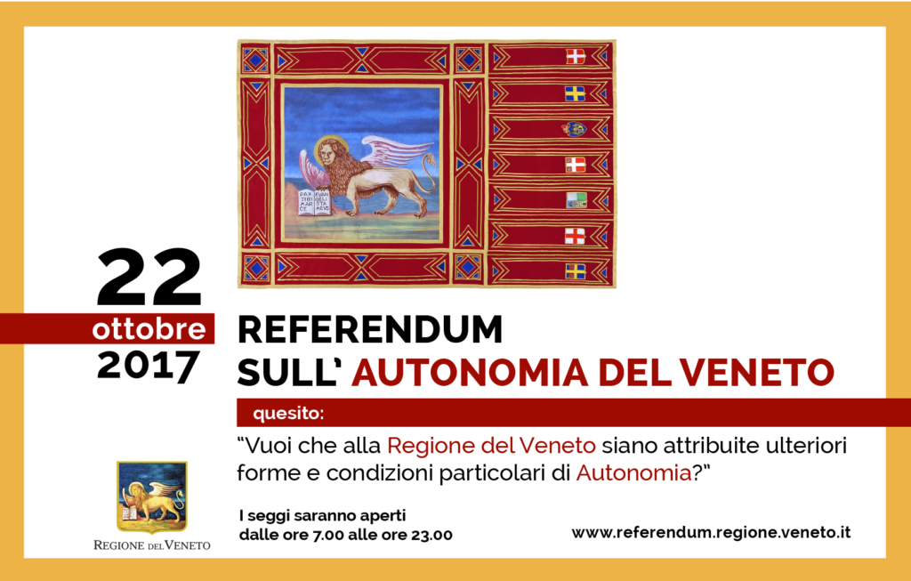 Referendum per l’Autonomia, costi per l’ordine pubblico, nota del coordinatore attività Dott. Maurizio Gasparin
