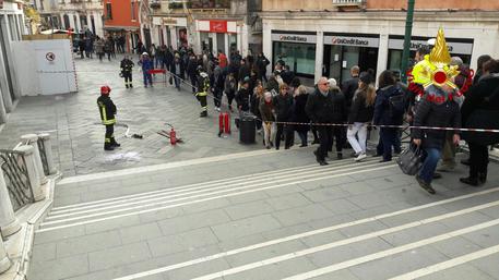 Sfiammata dal terreno, paura a Venezia