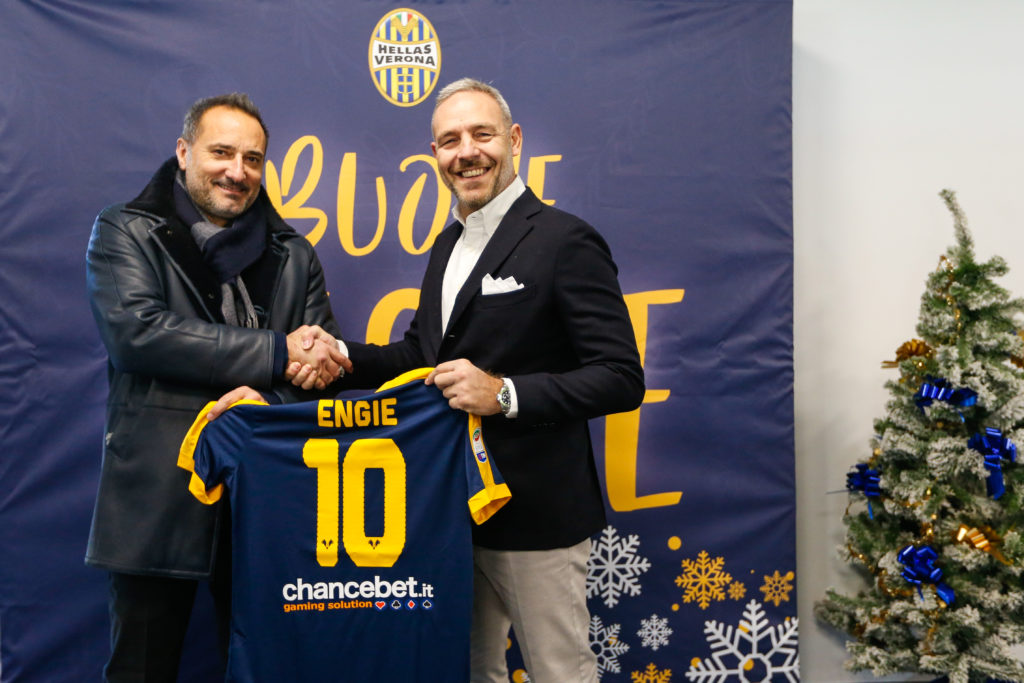Hellas Verona firma una nuova partnership con Engie per lo Stadio Bentegodi di Verona