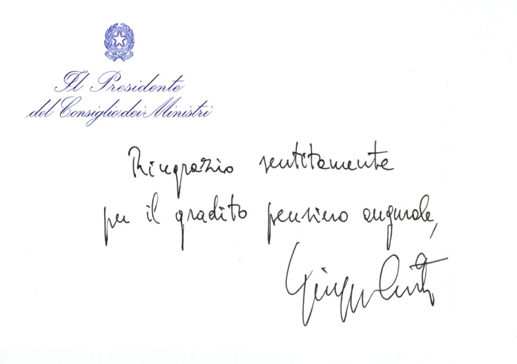 A.N.A.S. e quotidiano sociale scrivono all’Esecutivo e il Presidente del Consiglio Conte risponde di suo pugno.