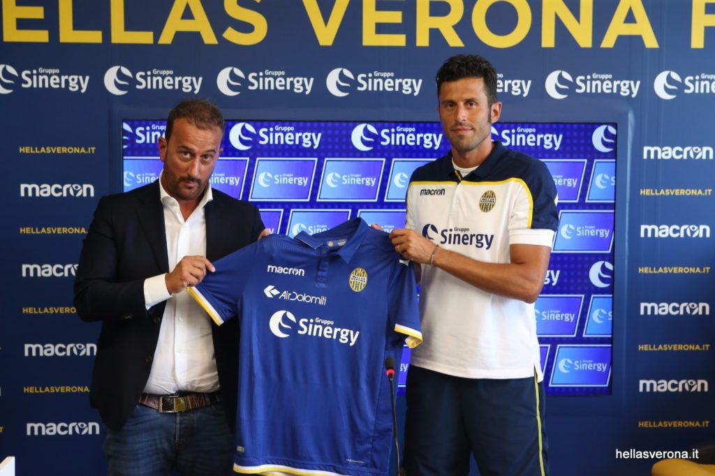 Gruppo Sinergy è il nuovo Main Sponsor dell’Hellas Verona FC