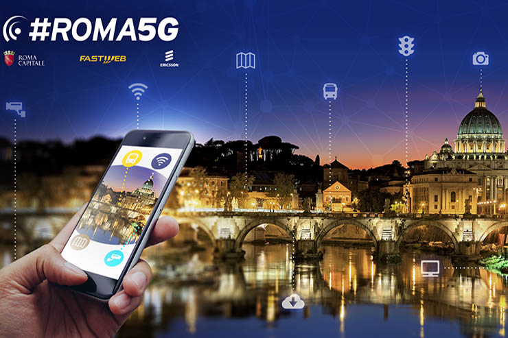 #Roma5G: Roma Capitale, Fastweb ed Ericsson presentano la prima applicazione su rete 5G