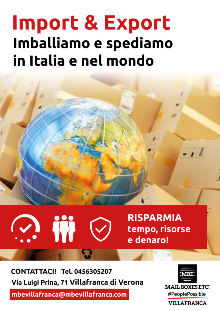 Import & Export Imballiamo e spediamo in Italia e nel mondo