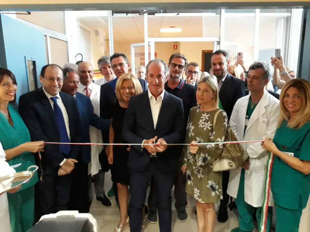 Il Presidente Zaia a Treviso inaugura il primo centro per l’Incontinenza e le Stomie, “La prossima settimana con una delibera innovativa affronteremo la mancanza di medici”