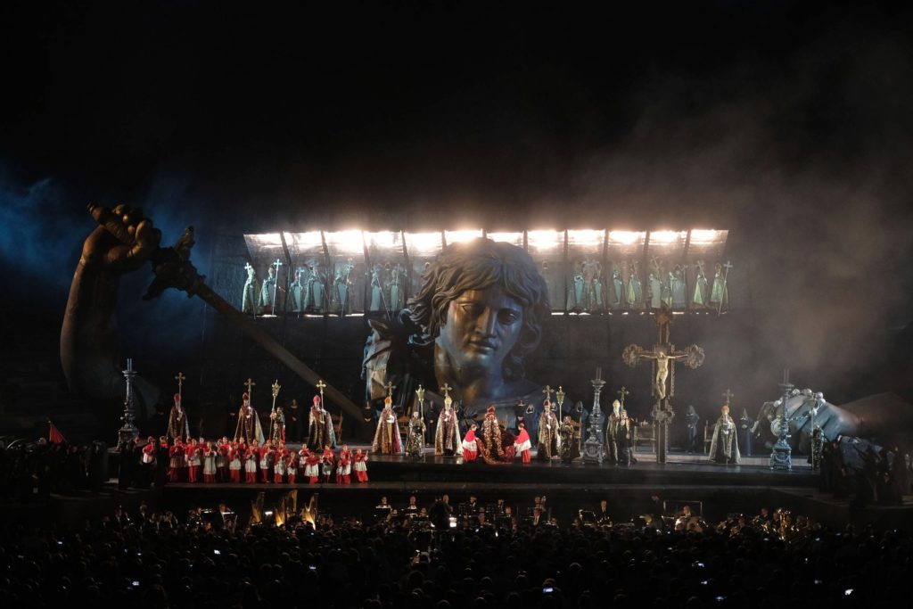 Vittorio Grigolo debutta in Tosca all’Arena di Verona con Hui He, Ambrogio Maestri e Daniel Oren