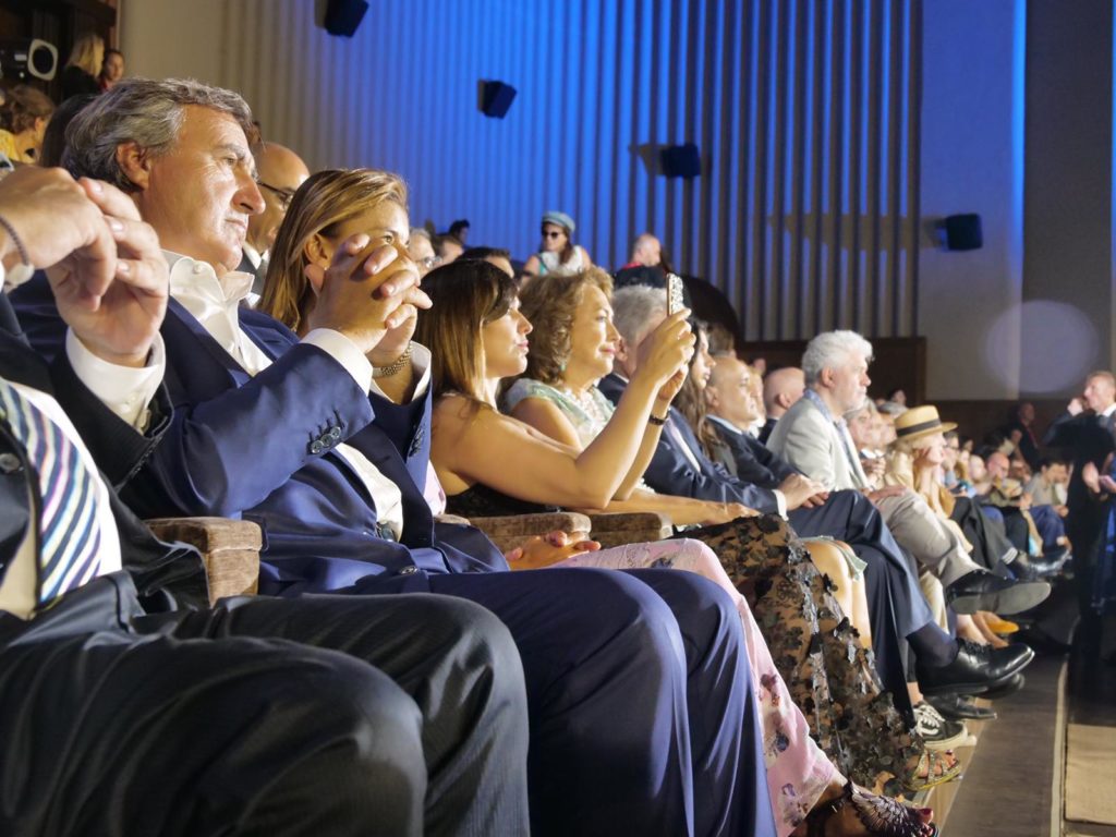 76. Mostra d’Arte cinematografica: il sindaco Brugnaro alla consegna del Leone d’Oro alla carriera al regista Pedro Almodóvar