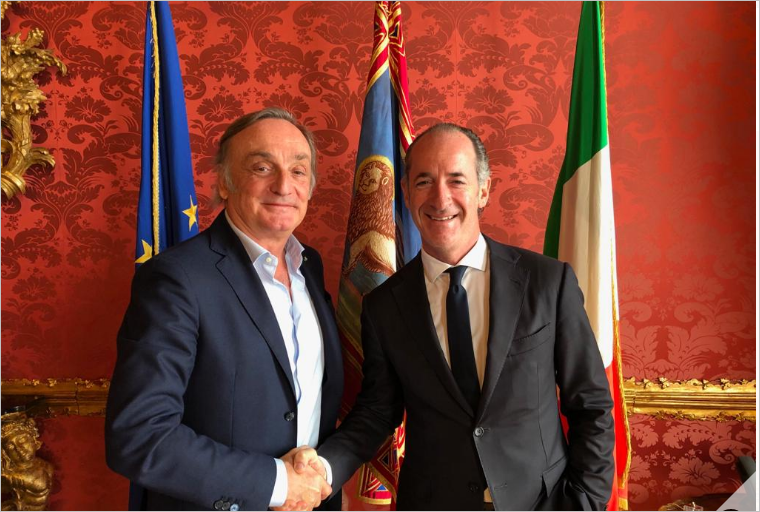 Ricevuto da Zaia nuovo Rettore Universita’ Verona Nocini