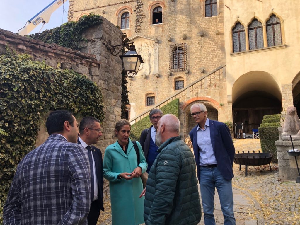 VicePresidente Forcolin visita la Rocca di Monselice, “Il piano manutentivo continua, nei prossimi mesi sarà messo in sicurezza anche il Palazzo della Biblioteca”
