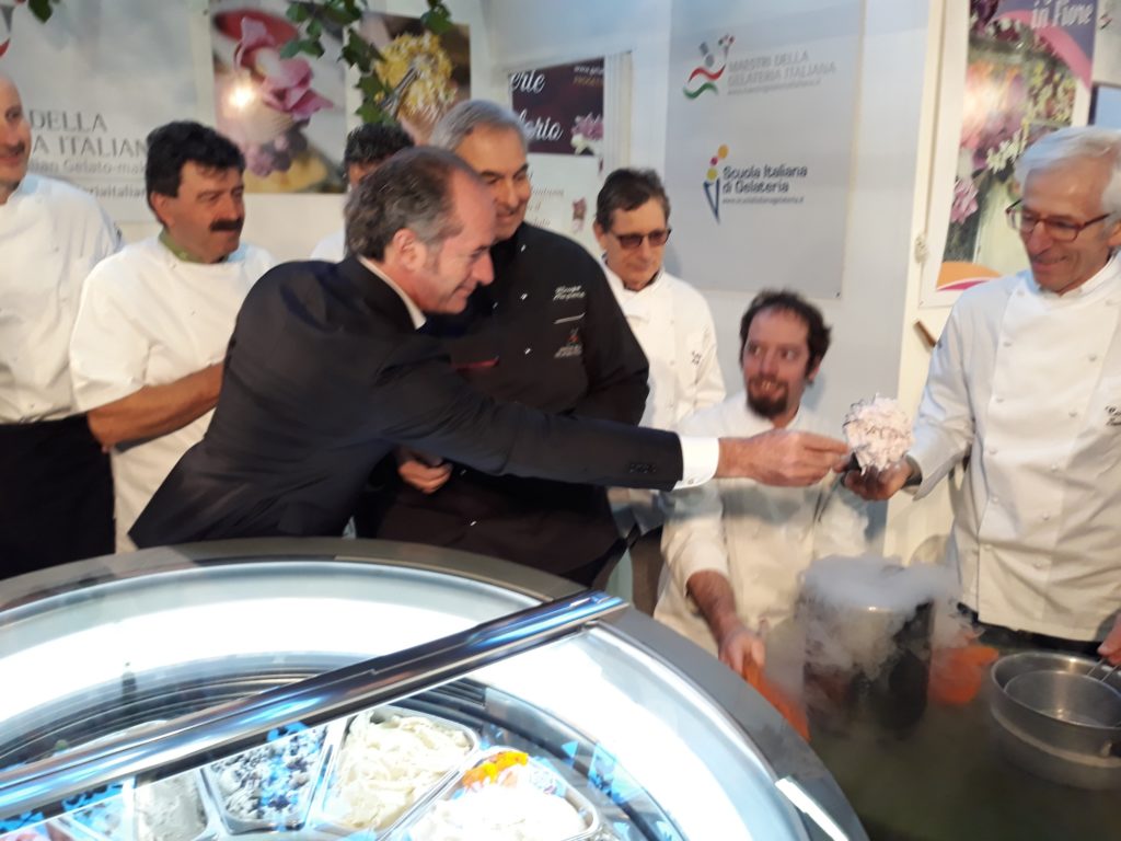 Longarone, Domenica 1 Dicembre il Presidente Zaia inaugura la 60° Mostra internazionale del gelato artigianale