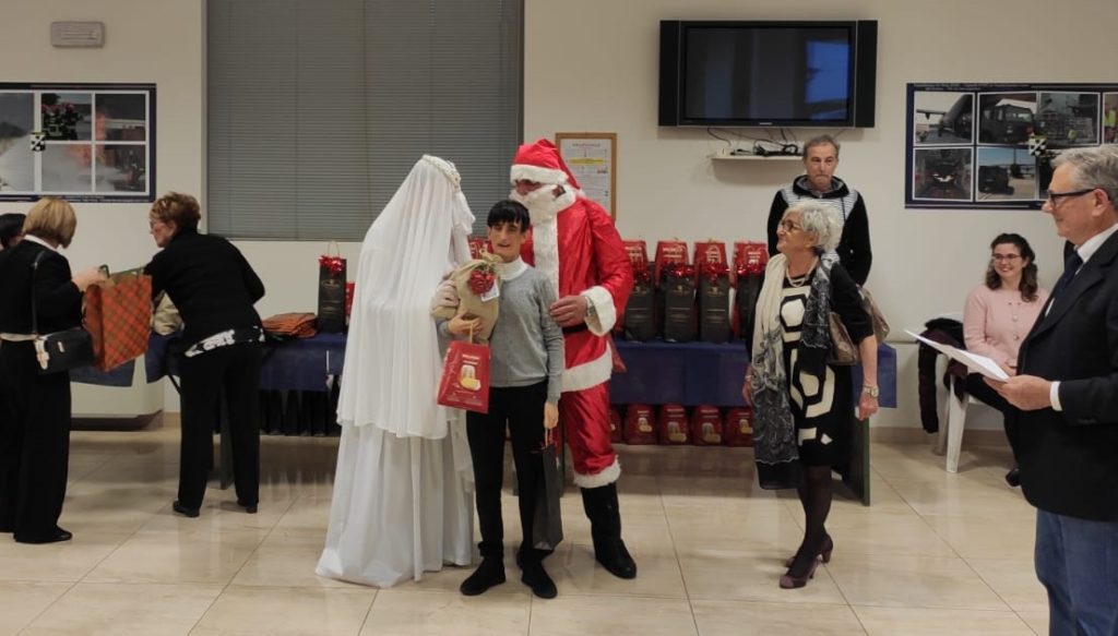 3° Stormo e Pro Loco Povegliano: tradizionale scambio di auguri i ragazzi diversamente abili e le loro famiglie