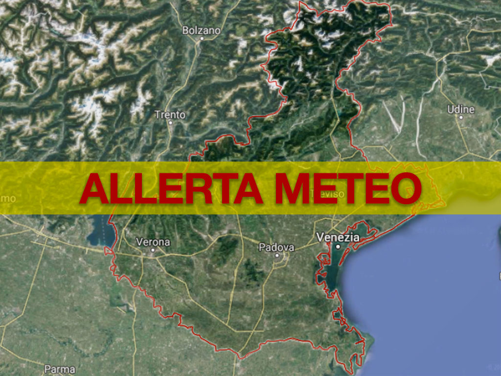Maltempo. In Veneto allerta gialla sui fiumi e arancione per pericolo valanghe in montagna