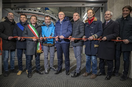 Cortina, la nuova cabinovia Tofana – Freccia nel Cielo inaugurata in vista dei Mondiali di Sci Alpino 2021 e dei Giochi Olimpici 2026