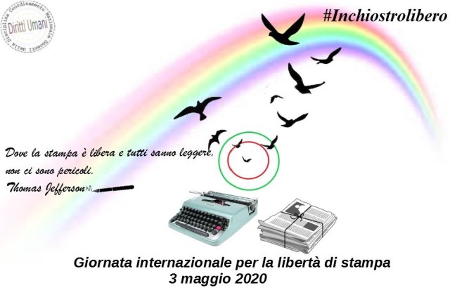 3 maggio, Giornata mondiale della libertà di stampa 2020