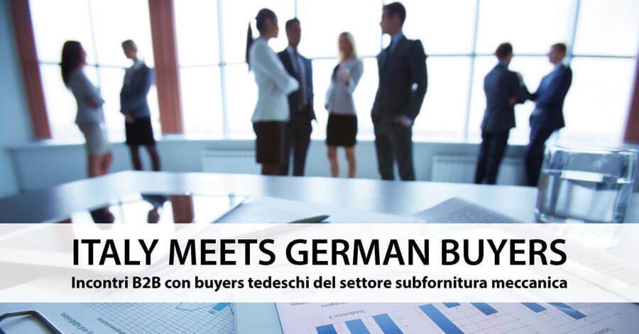 Italy meets German Buyers, aperte le iscrizioni a b2b online per il settore della meccanica