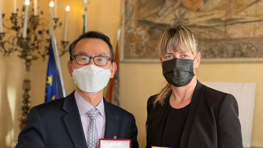 Vicepresidente De Berti riceve il Console della Corea a Palazzo Balbi