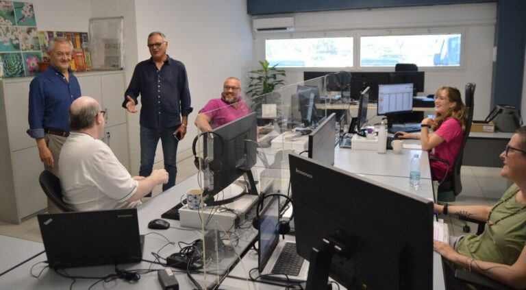 Il presidente di Ser.i.t., Massimo Mariotti, visita la nuova sede della Cooperativa sociale “Galileo”